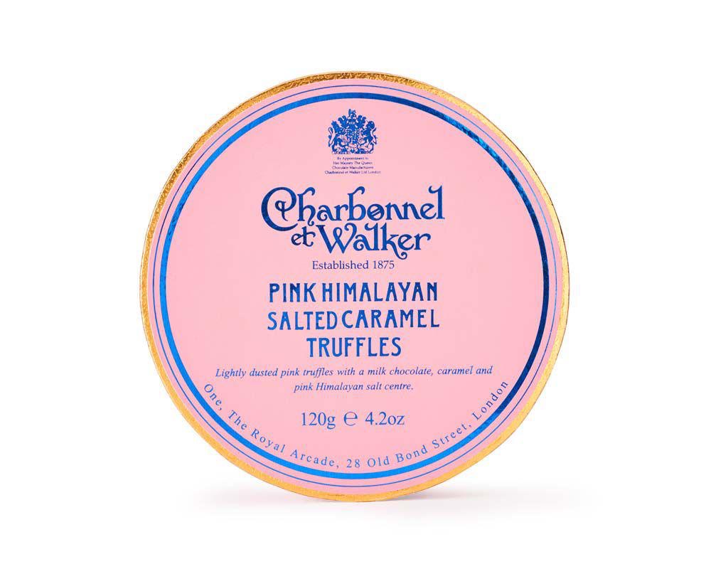 ترافلز شوكولاتة الكراميل المملح بملح الهملايا الوردي -Pink Himalayan Salted Caramel Chocolate Truffles