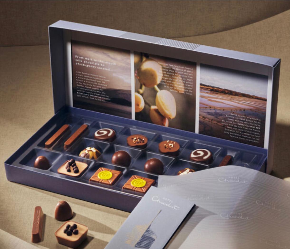 صندوق شوكولاتة "عشاق الحليب" الفاخر (18 قطعة)
                    Milk Devotee Chocolate Box 18-Piece