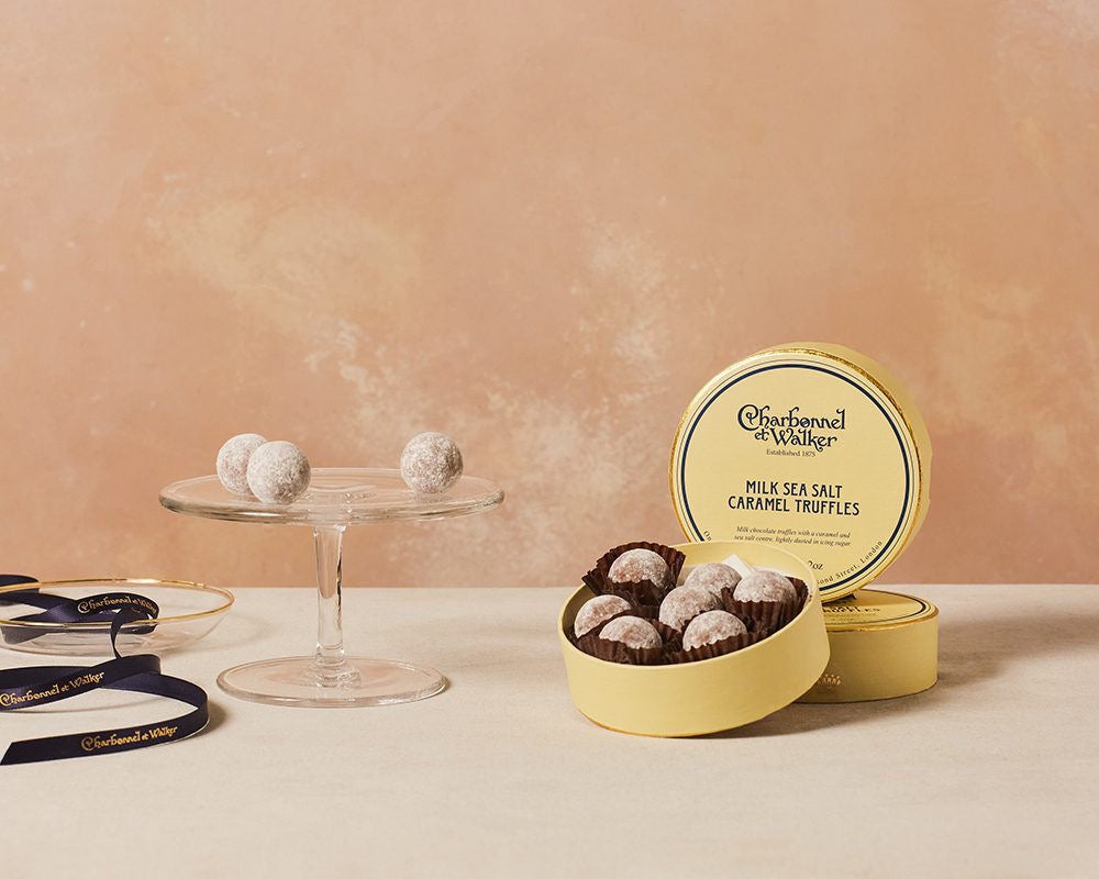 ‏ترافل شوكولاتة بالحليب والكراميل وملح البحر - Milk Sea Salt Caramel Chocolate Truffles