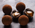 ترافل كراميل بملح البحر والشوكولاتة الداكنة- ‏Dark Sea Salt Caramel Chocolate Truffles