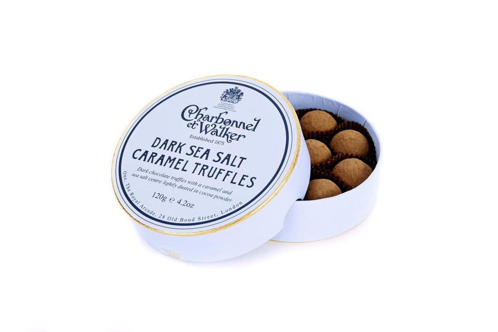 ترافل كراميل بملح البحر والشوكولاتة الداكنة- ‏Dark Sea Salt Caramel Chocolate Truffles