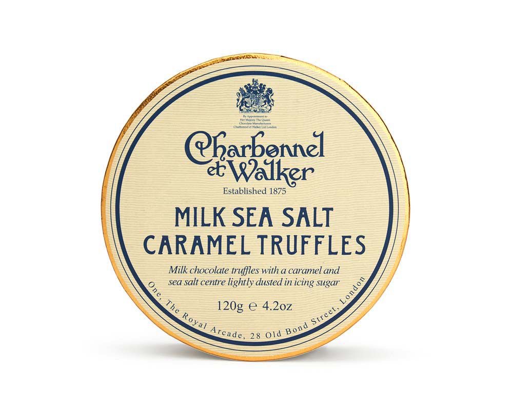 ‏ترافل شوكولاتة بالحليب والكراميل وملح البحر - Milk Sea Salt Caramel Chocolate Truffles