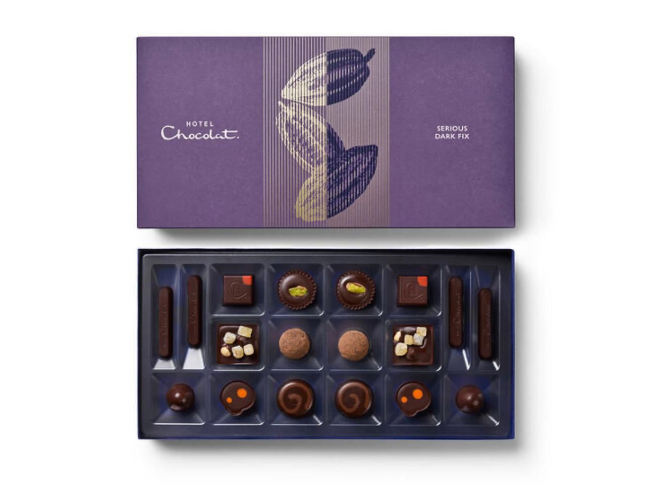 ‏Serious Dark Fix Chocolate Box 18-Piece