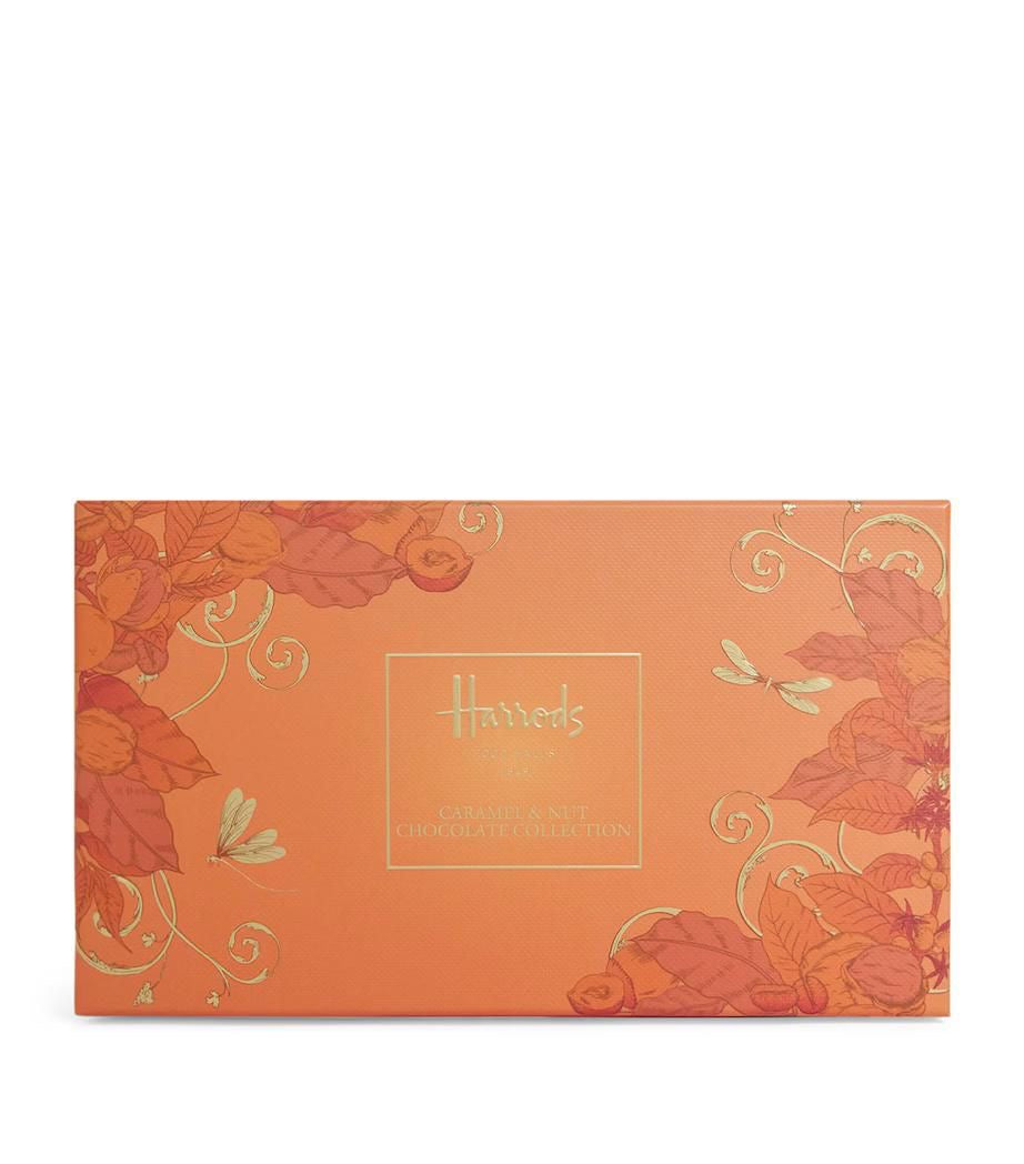 مجموعة شوكولاتة الكراميل والمكسرات (15 قطعة)-‏Caramel & Nut Chocolate 15-Piece Collection (125g)