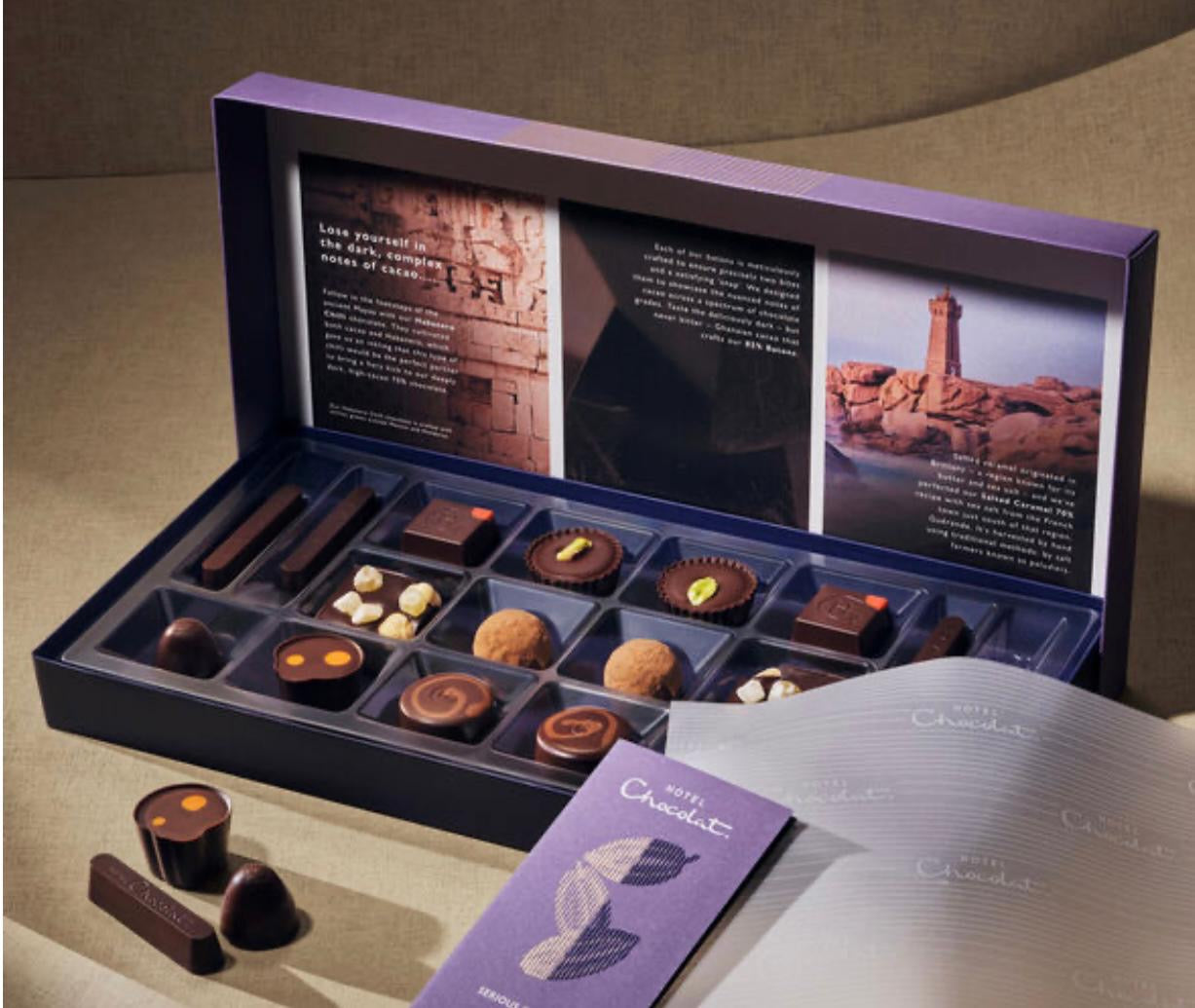 ‏Serious Dark Fix Chocolate Box 18-Piece